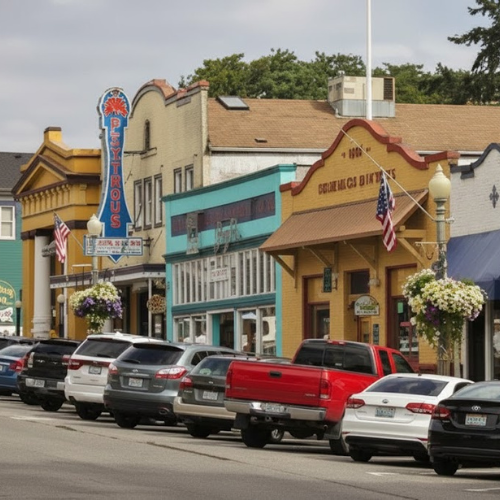 Historic First Street in Downtown