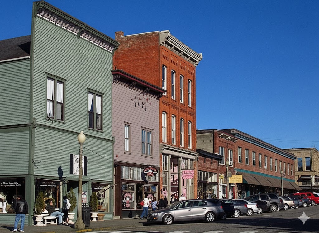 Historic First Street in Downtown